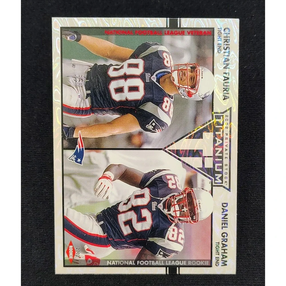 2002 Private Stock‎ Titanium Red 204/275 Christian Fauria Daniel Graham #144 NFL